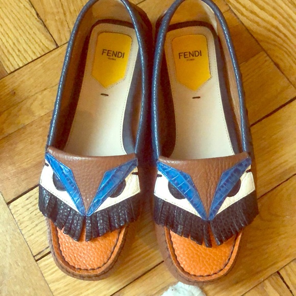 Fendi Shoes - Fendi Monsters Driving Shoe